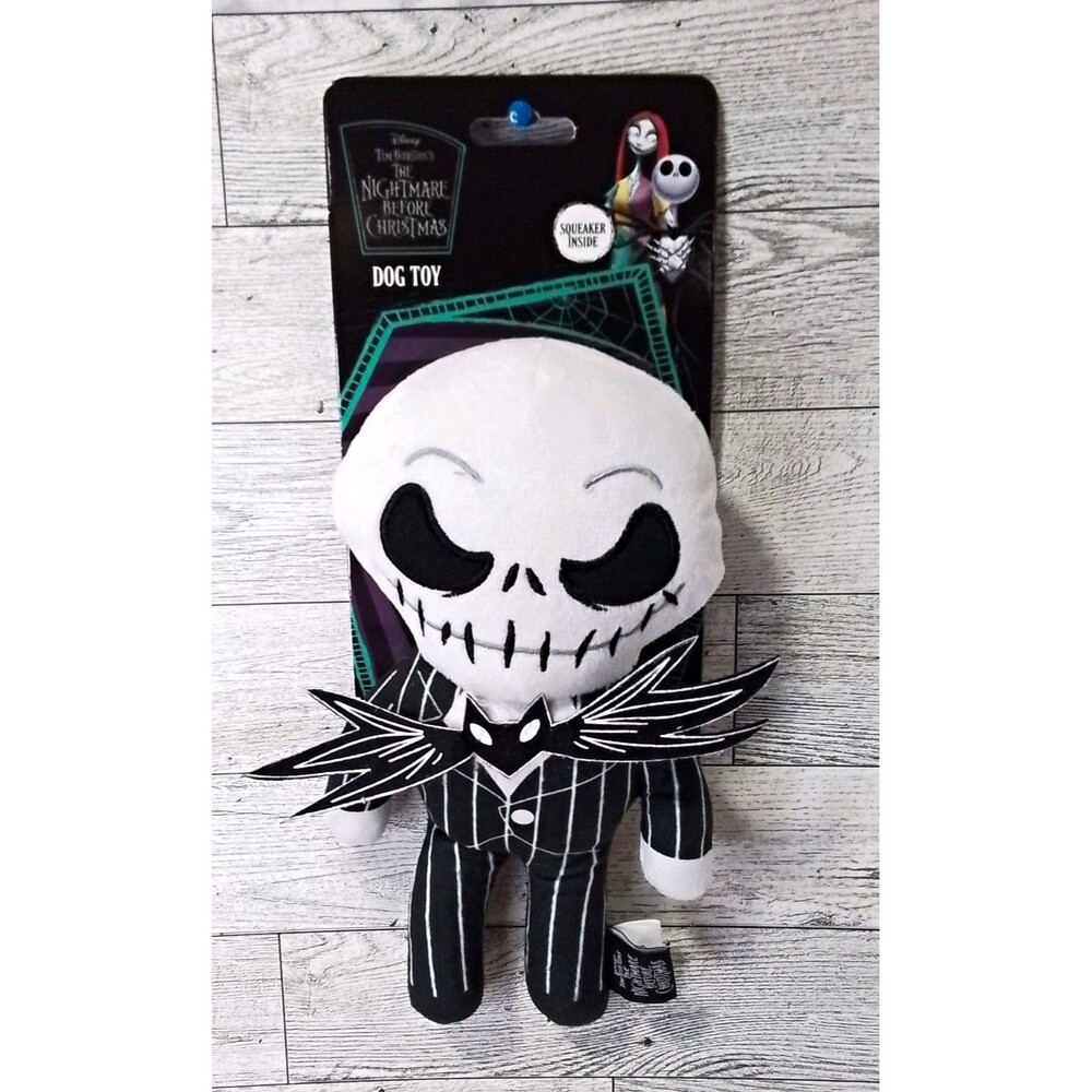 Disney Nightmare Before Christmas Jack Skellington Plush Squeaky Toy M